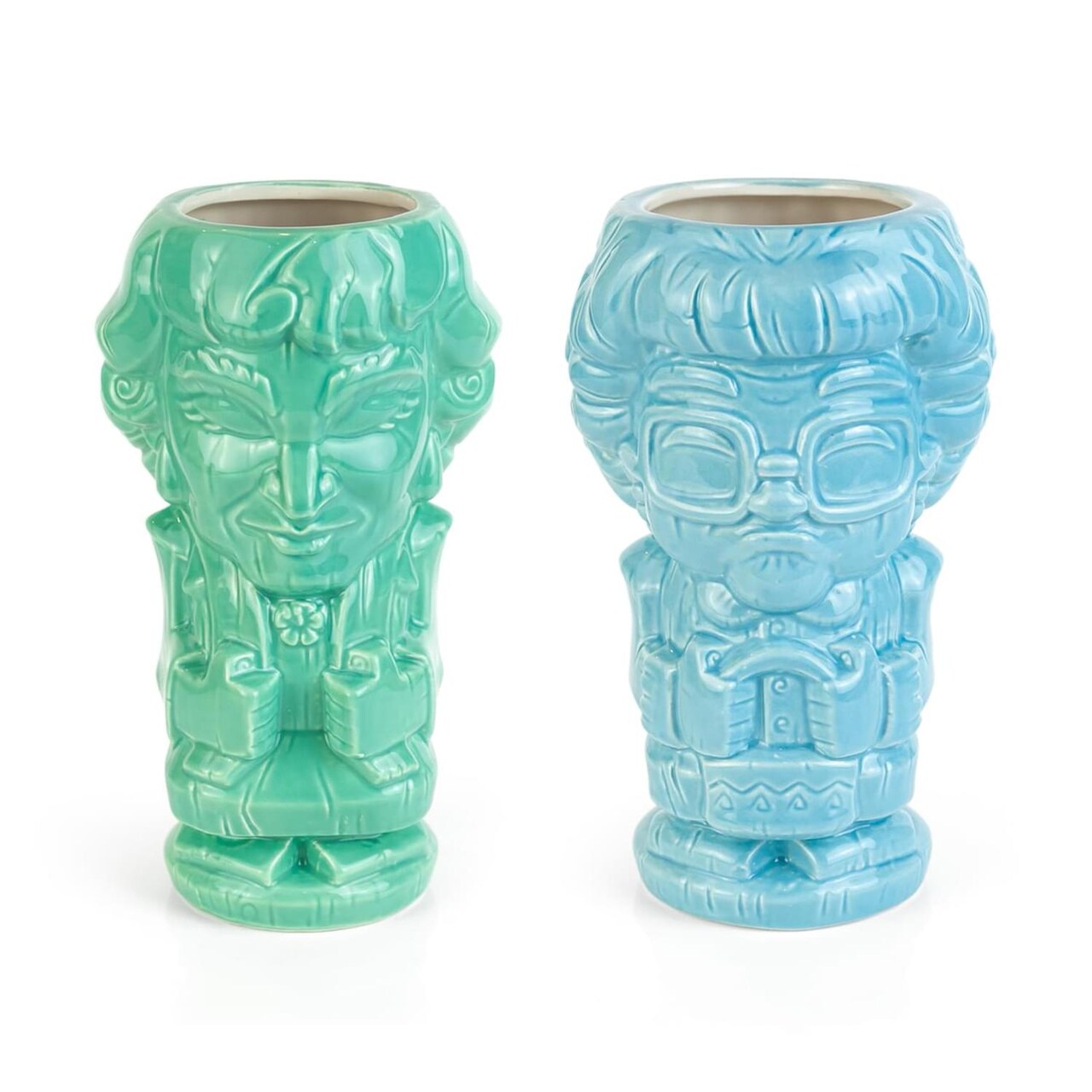 The Golden Girls Ceramic Geeki Tiki Mugs | Set of 2 Dorothy and Sophia